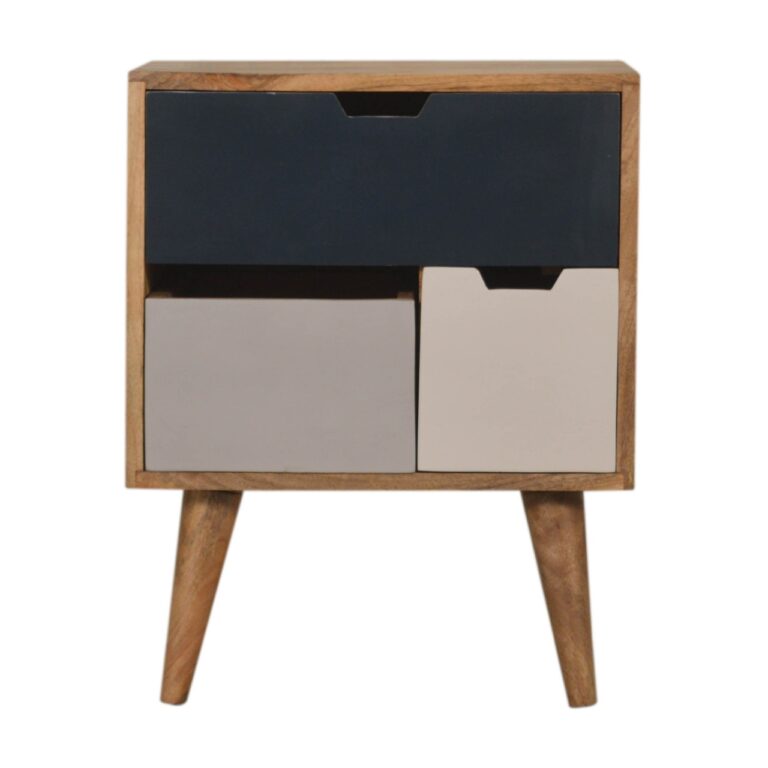 Navy Multi Bedside with Removable Drawers for resale
