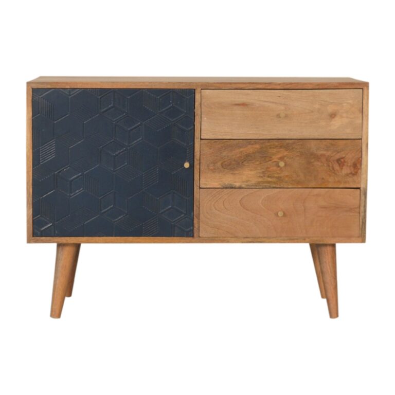 Acadia Black Cabinet with Drawers for resale