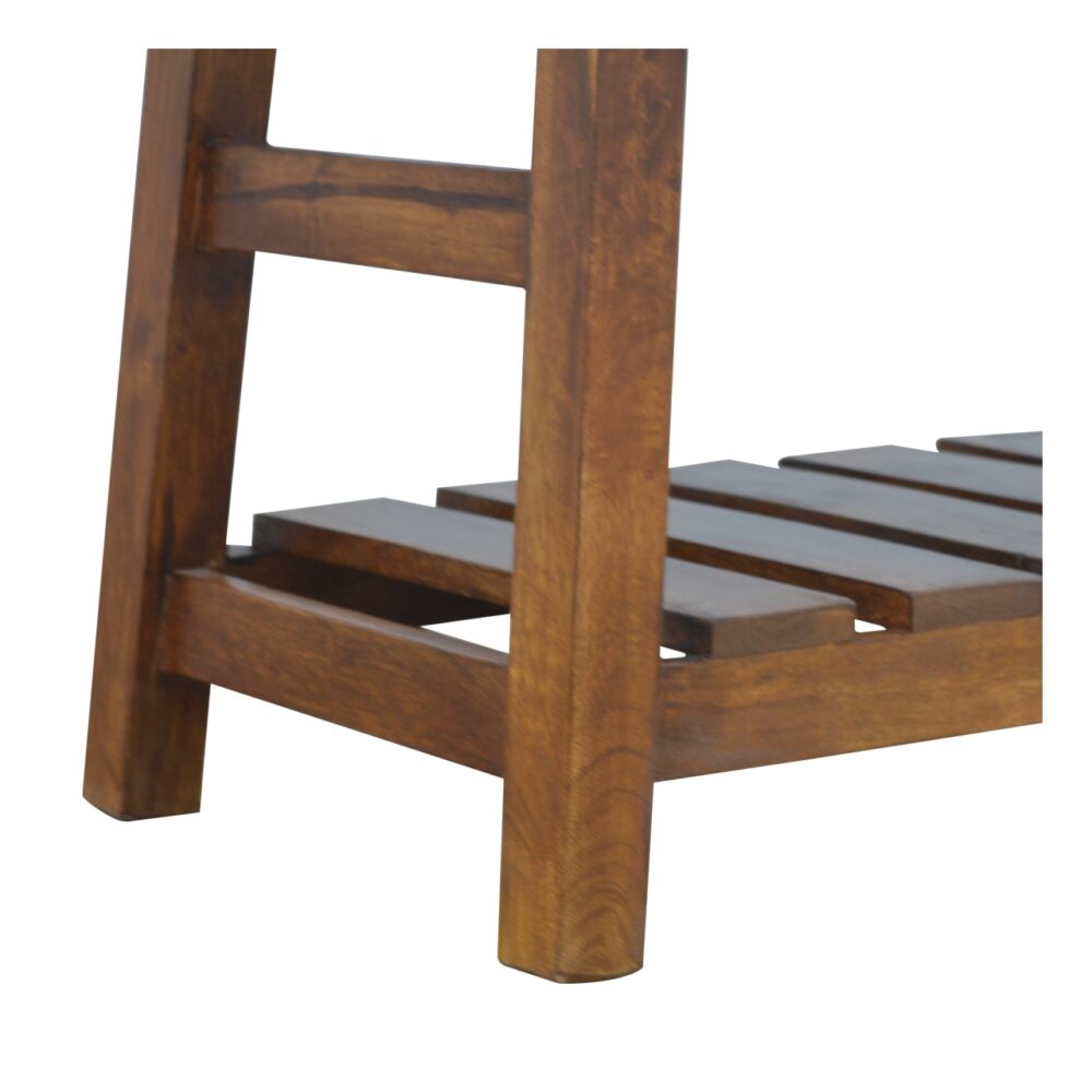 Buffalo Hide Hallway Bench - Image 9