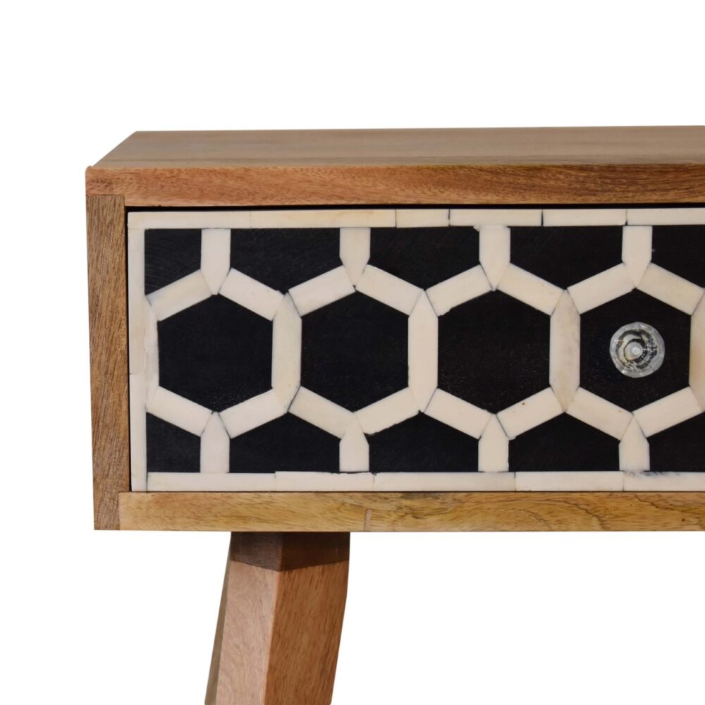 Bone Inlay Tapered nightstand - Image 3