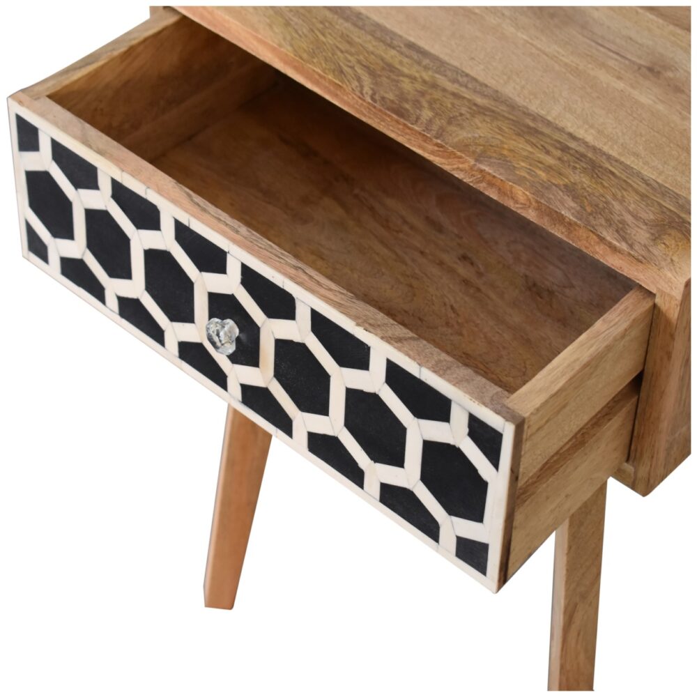 Bone Inlay Tapered nightstand - Image 5
