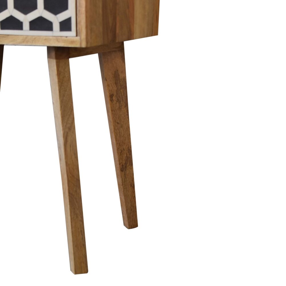 Bone Inlay Tapered nightstand - Image 6