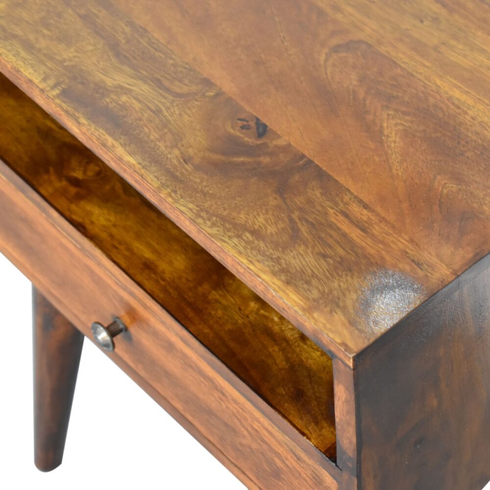 Modern Chestnut Solid Wood Bedside for resell