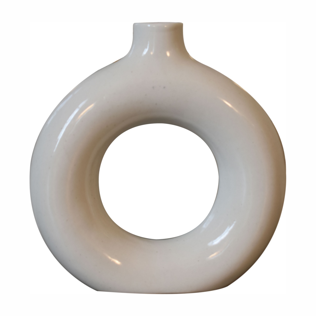 Black & White Gloss Flower Vase - Image 2