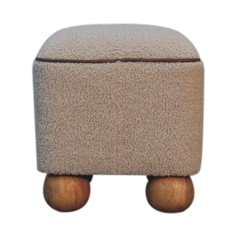 Serenity Square Footstool with Ball Feet for resale