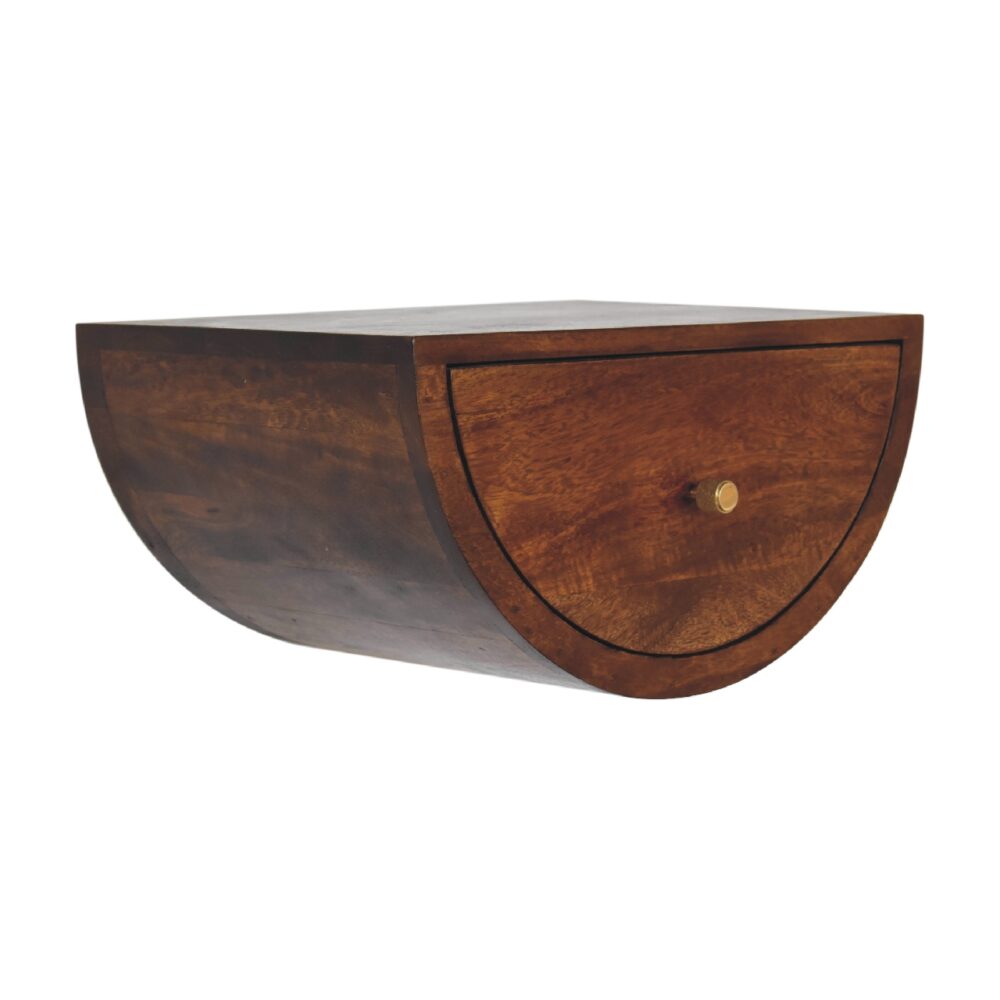 Chestnut Crescent Floating Nightstand - Image 4