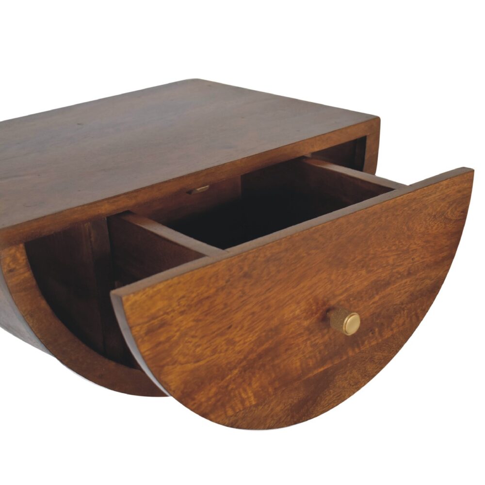 Chestnut Crescent Floating Nightstand - Image 7