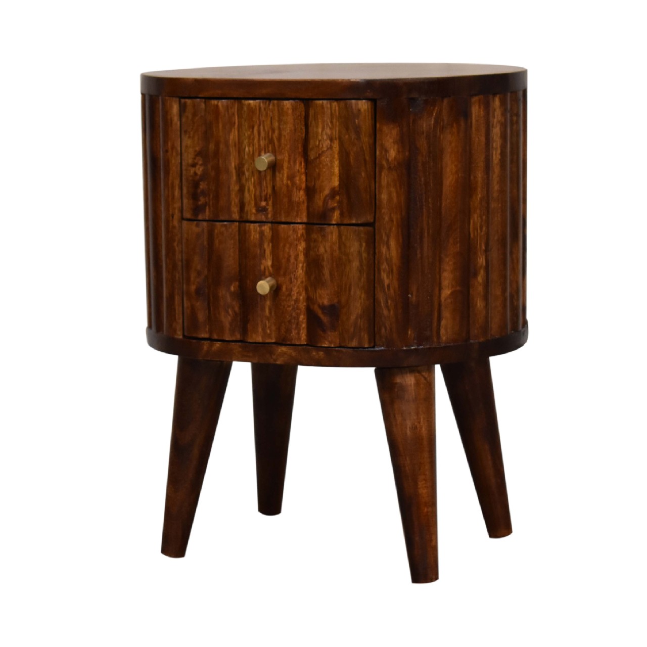 Stripe Chestnut nightstand - Image 3