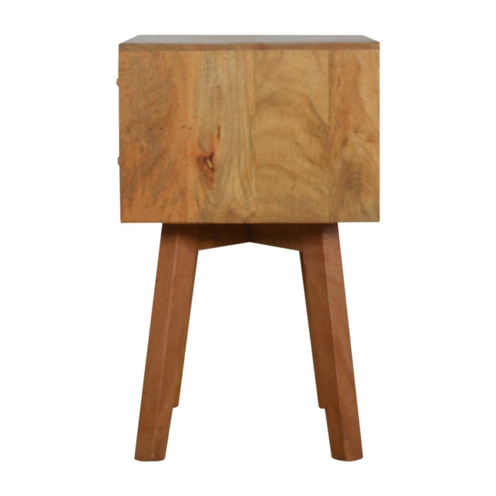 Line Grey Painted Nightstand - Image 8