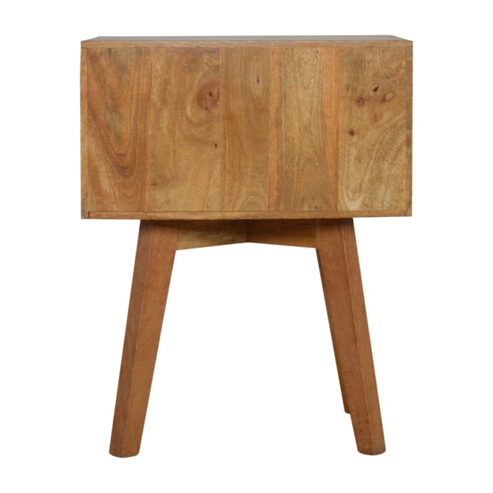 Line Grey Painted Nightstand - Image 9