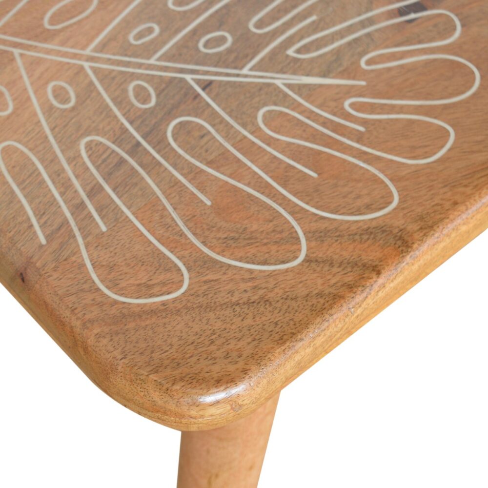 Leaf Resin Print Bench - Image 7