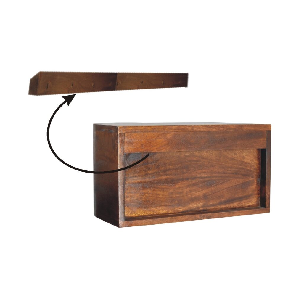 Lunar 2 Drawer Floating nightstand - Image 9