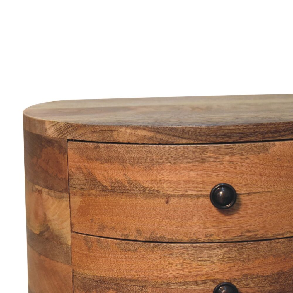 Odyssey Oak-ish Tripod nightstand - Image 4