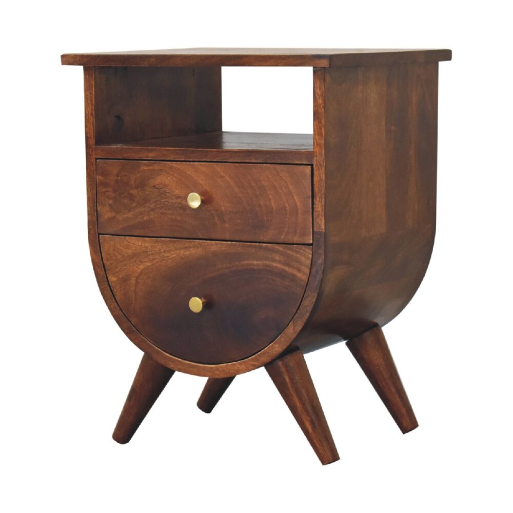 Split Chestnut nightstand - Image 2