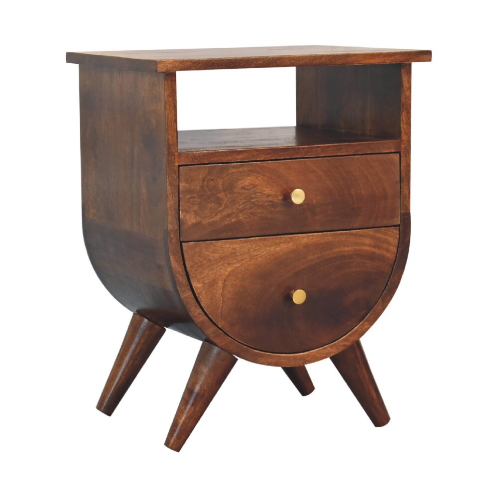 Split Chestnut nightstand - Image 3