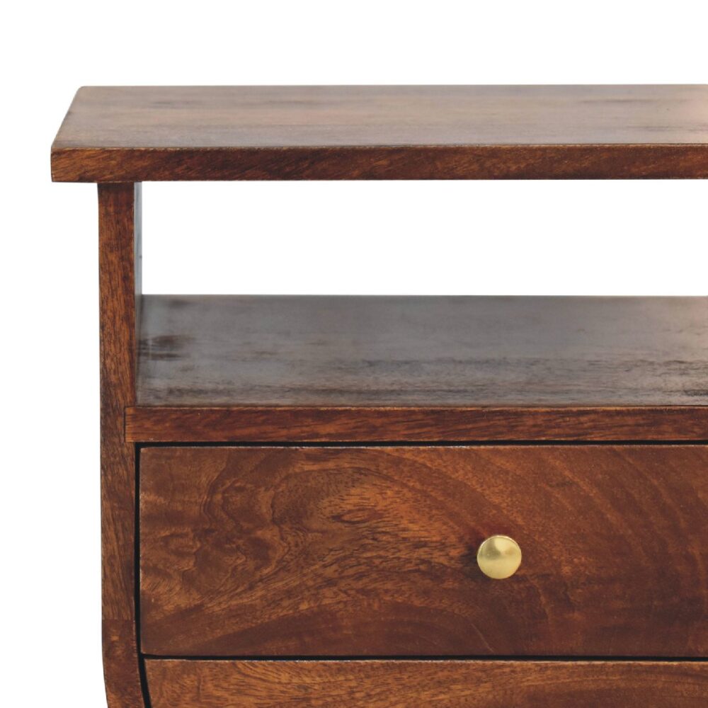 Split Chestnut nightstand - Image 4