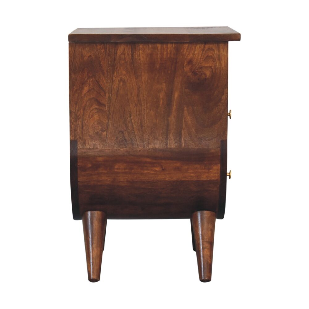 Split Chestnut nightstand - Image 8