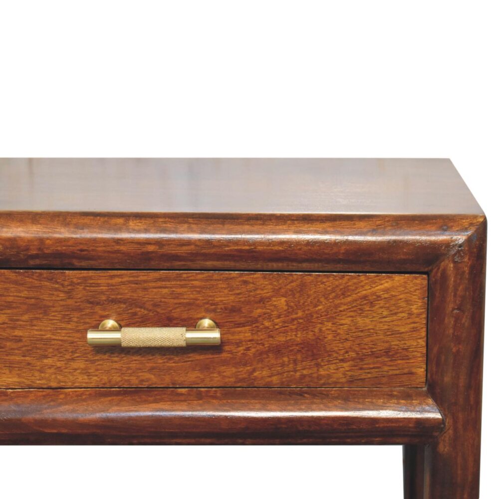 Chestnut T-Bar Bedside - Image 5