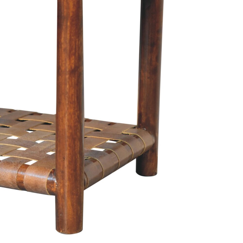 Chestnut T-Bar Bedside - Image 9