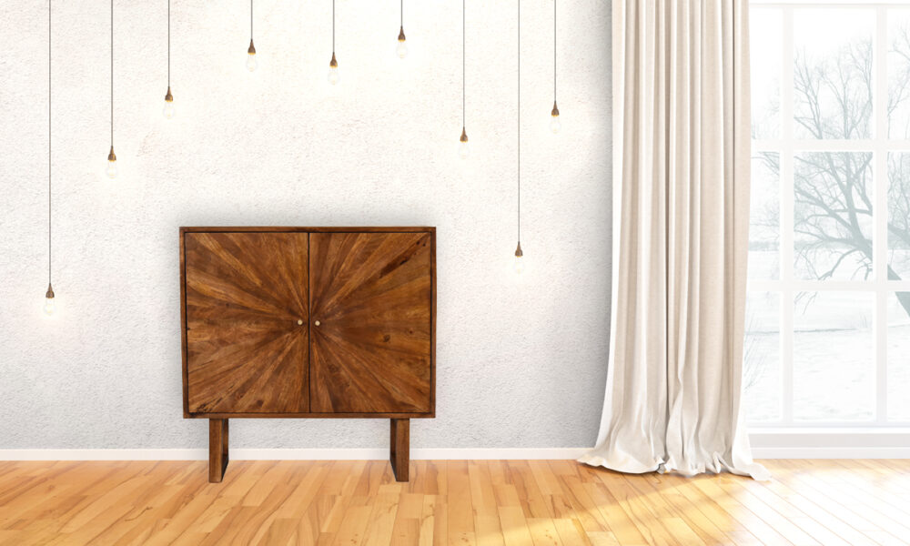 U-Shape Chestnut Sunrise Cabinet - Image 2