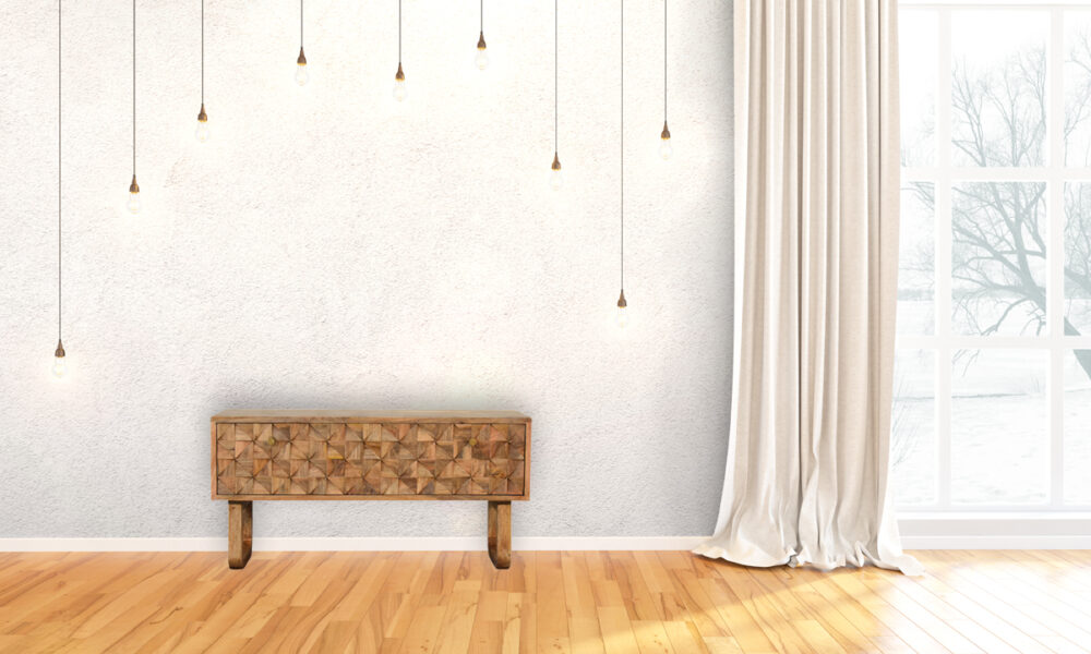'U' Oak-ish Pineapple Bench - Image 2