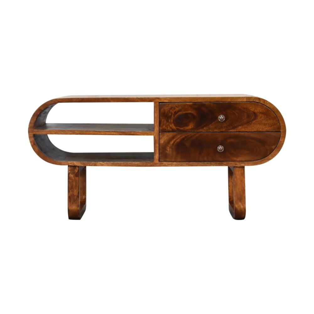 U-Round London Chestnut Media Unit - Image 4