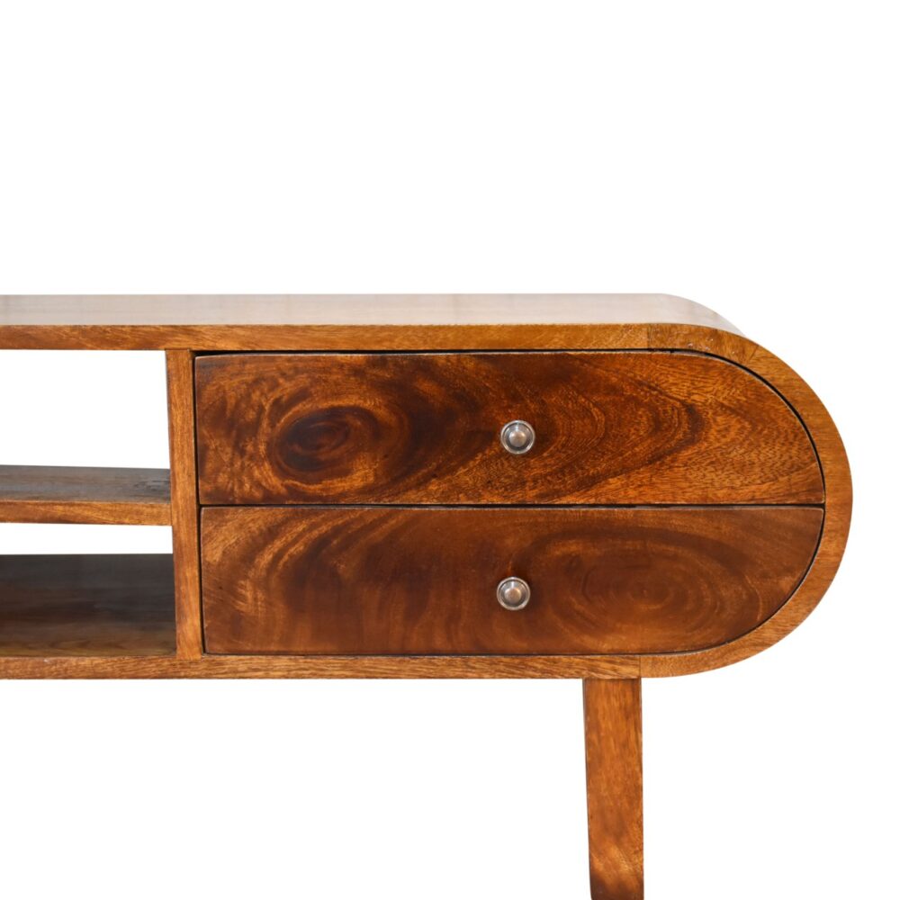 U-Round London Chestnut Media Unit - Image 8
