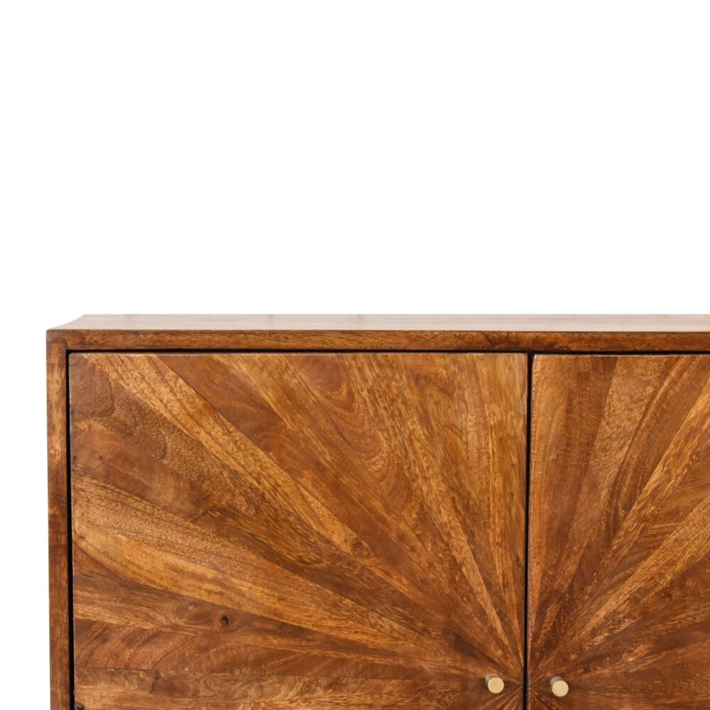 U-Shape Chestnut Sunrise Cabinet - Image 8