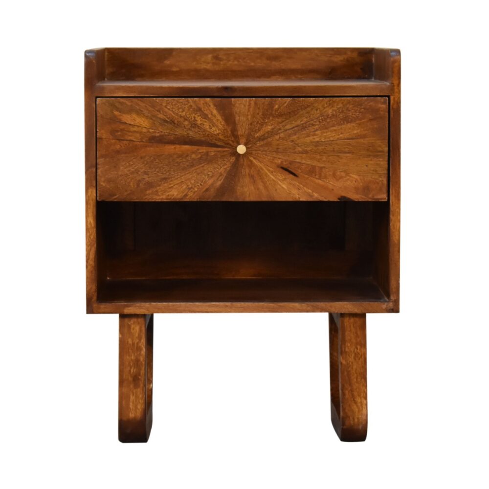 U-Chestnut Sunrise Open Nightstand - Image 13