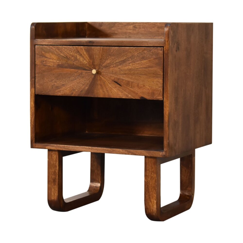 U-Chestnut Sunrise Open Nightstand - Image 14