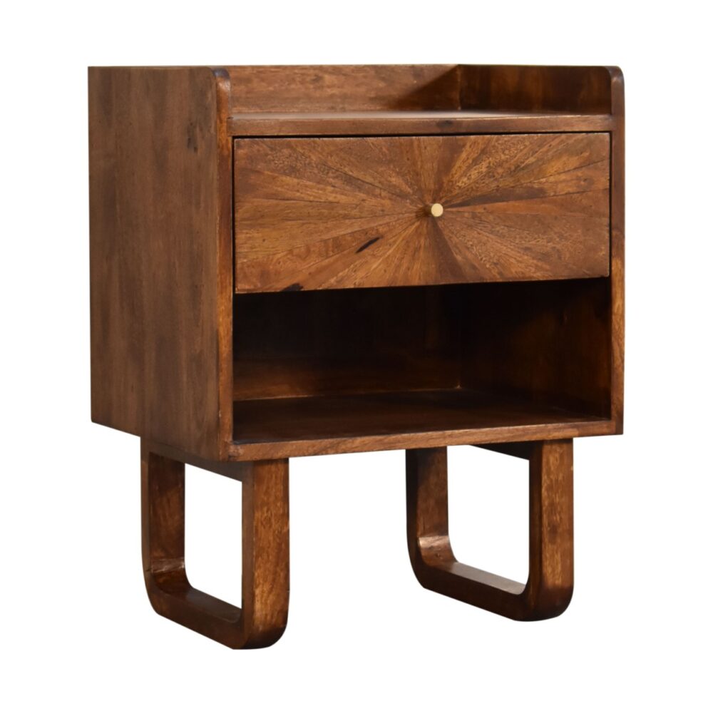 U-Chestnut Sunrise Open Nightstand - Image 15
