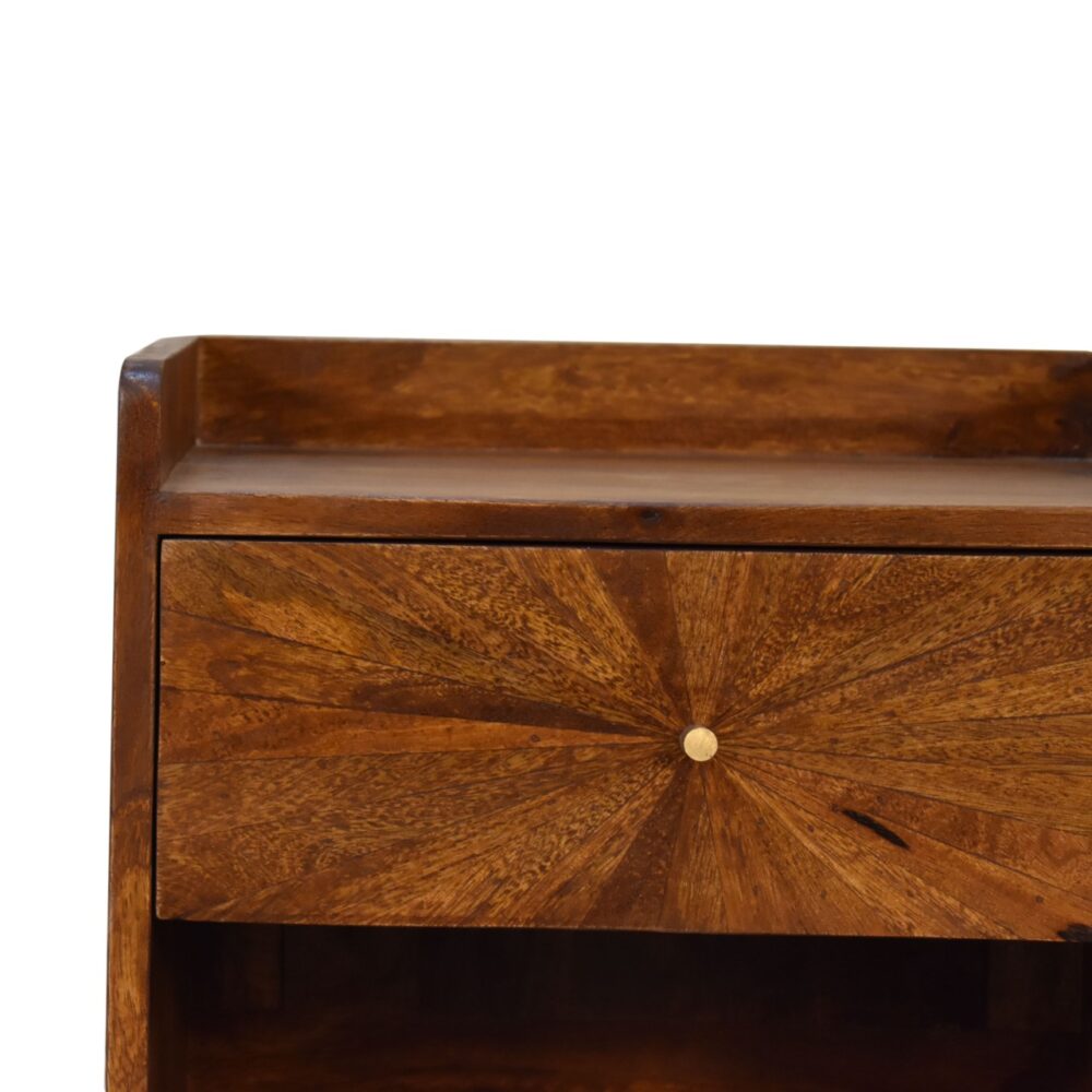 U-Chestnut Sunrise Open Nightstand - Image 16