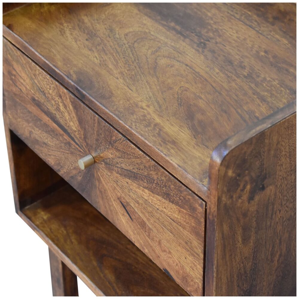 U-Chestnut Sunrise Open Nightstand - Image 17