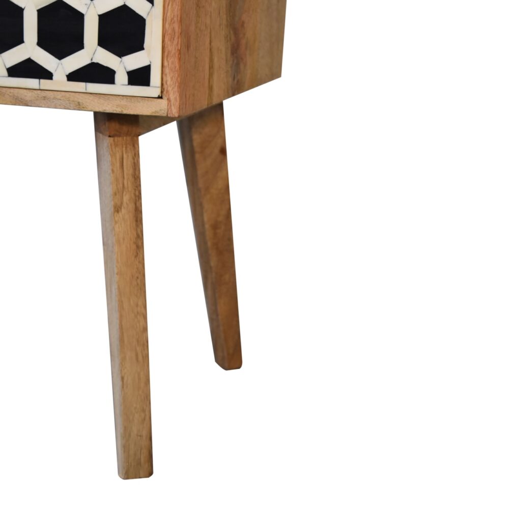 Bone Inlay Scandi nightstand - Image 12