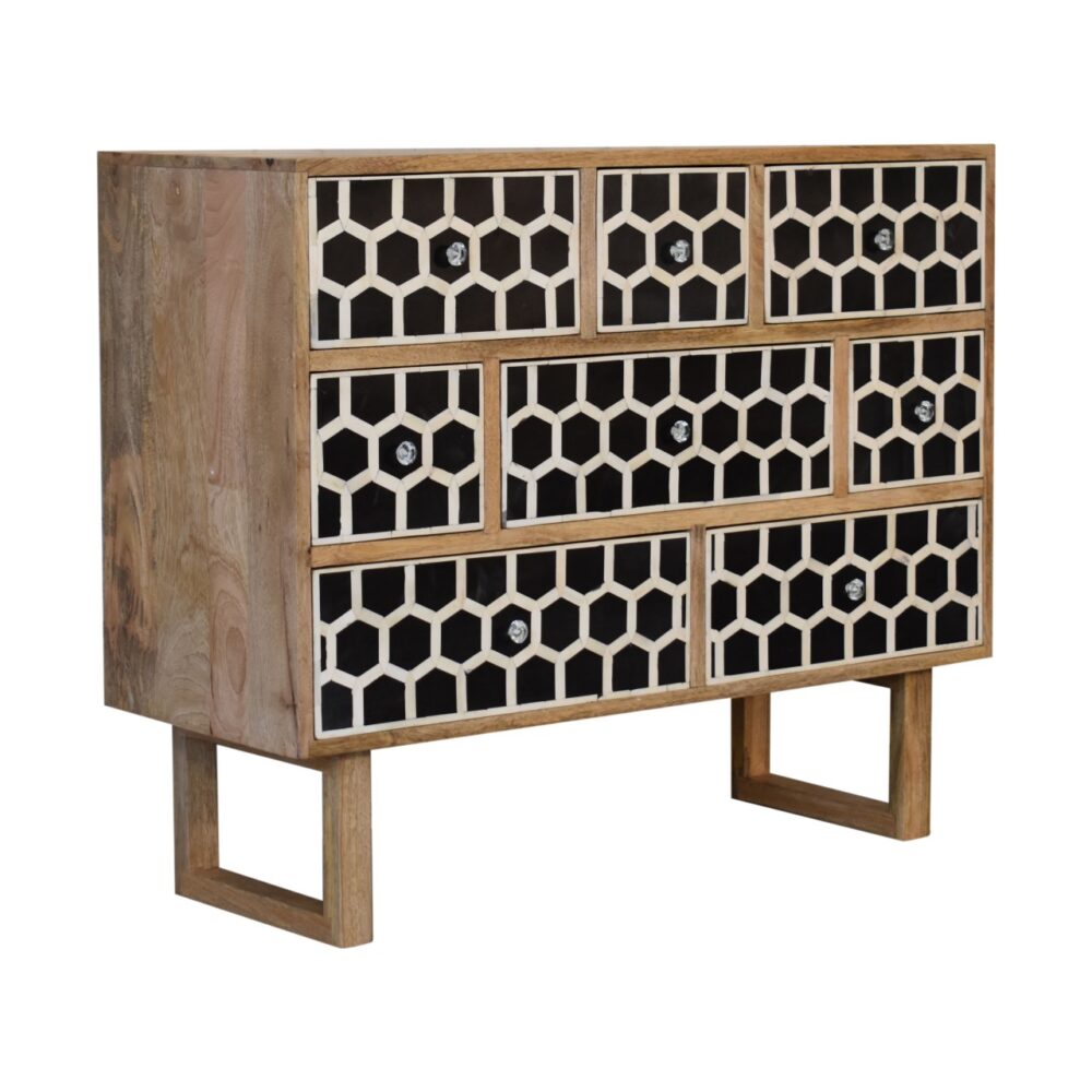 U-Shape Bone Inlay Chest - Image 14