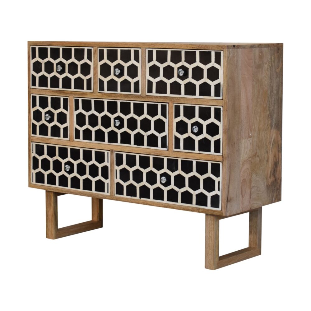 U-Shape Bone Inlay Chest - Image 15