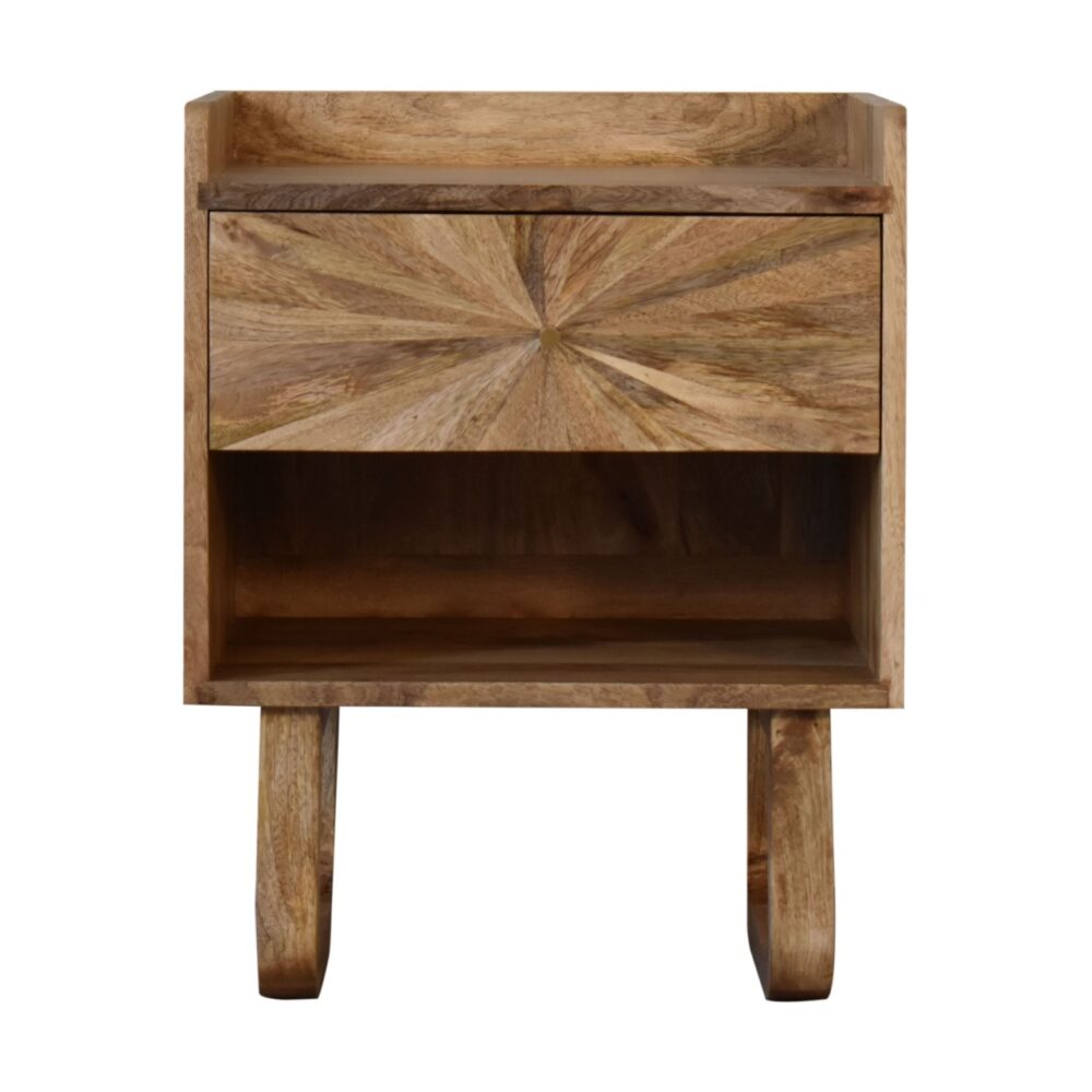 U-Shape Sunrise Open Slot Nightstand - Image 13