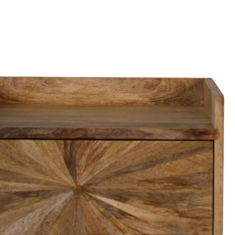 U-Shape Sunrise Open Slot Nightstand - Image 16