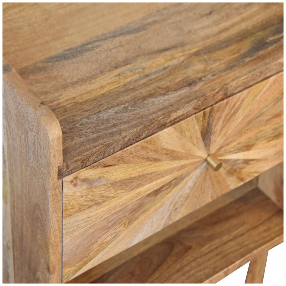 U-Shape Sunrise Open Slot Nightstand - Image 17
