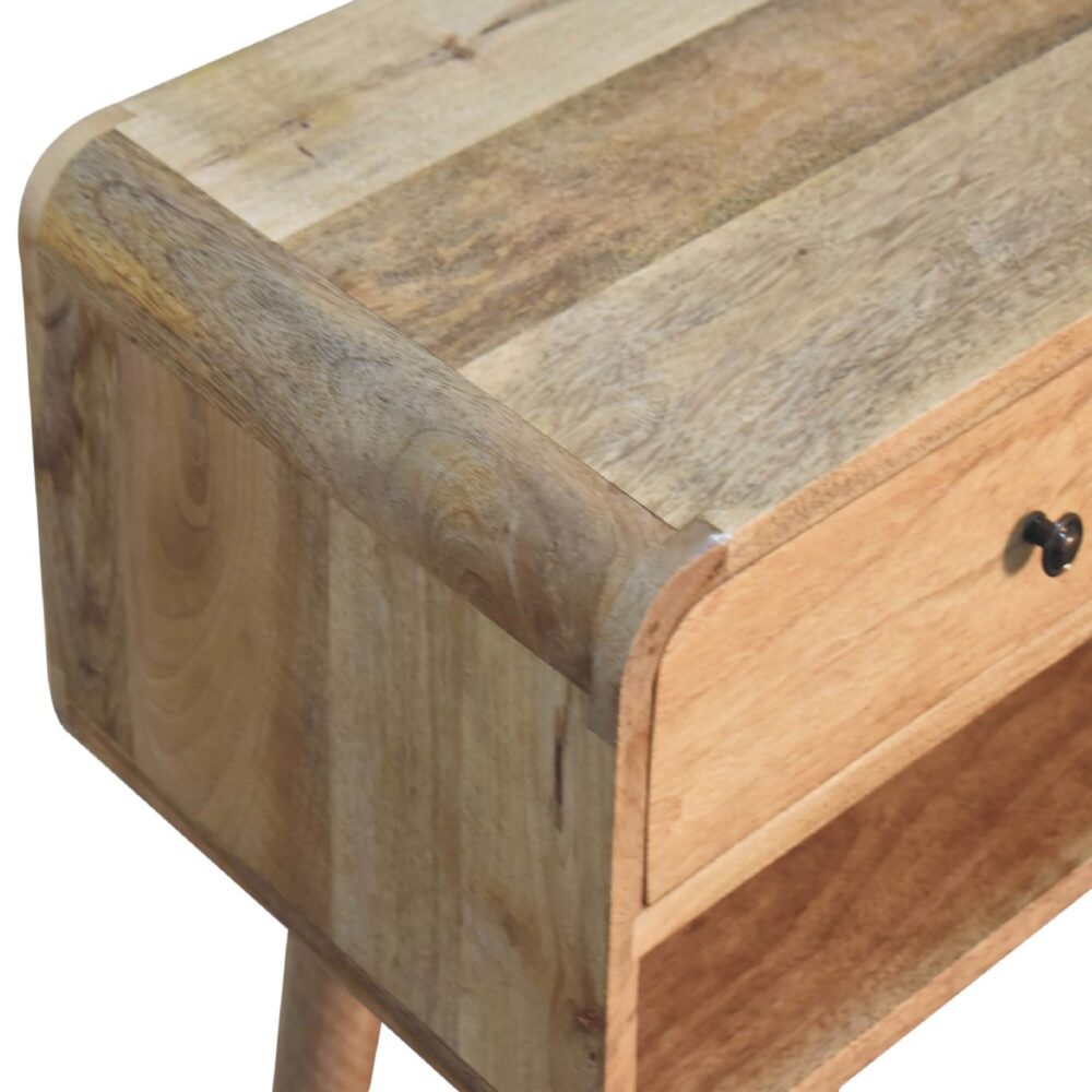 Reverse Curve Oak-ish Media Unit - Image 101