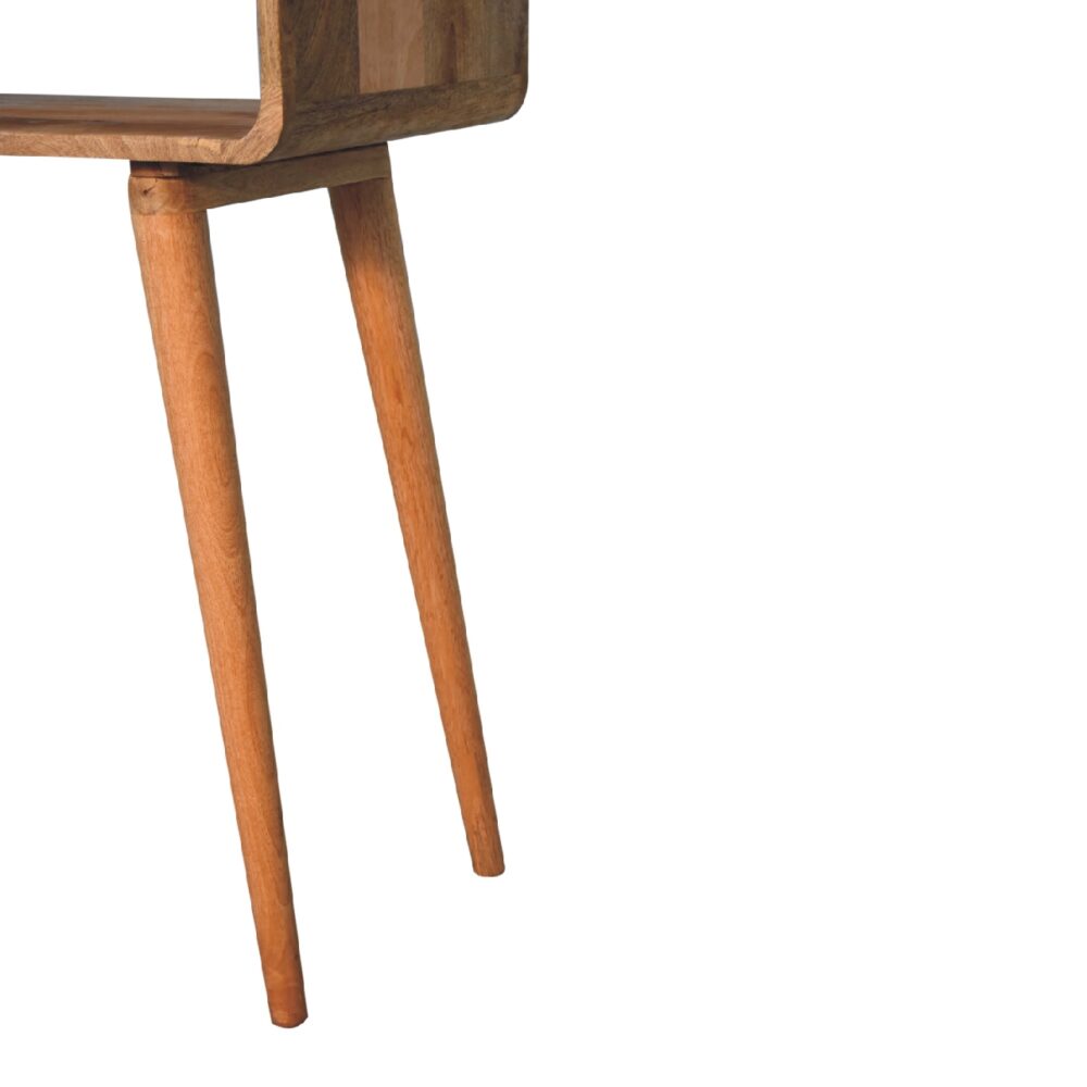 Reverse Curve Oak-ish Media Unit - Image 103