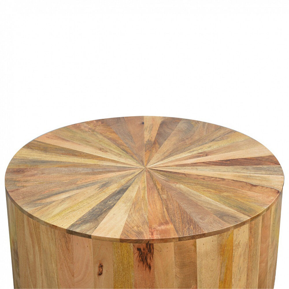 Round Wooden Coffee Table - Image 5