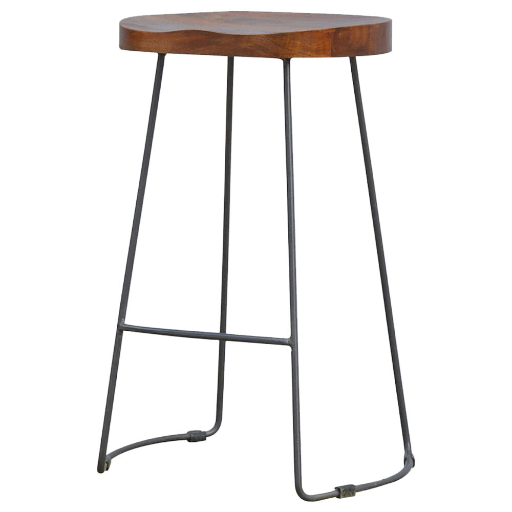 Industrial Chunky Bar Stool - Image 7