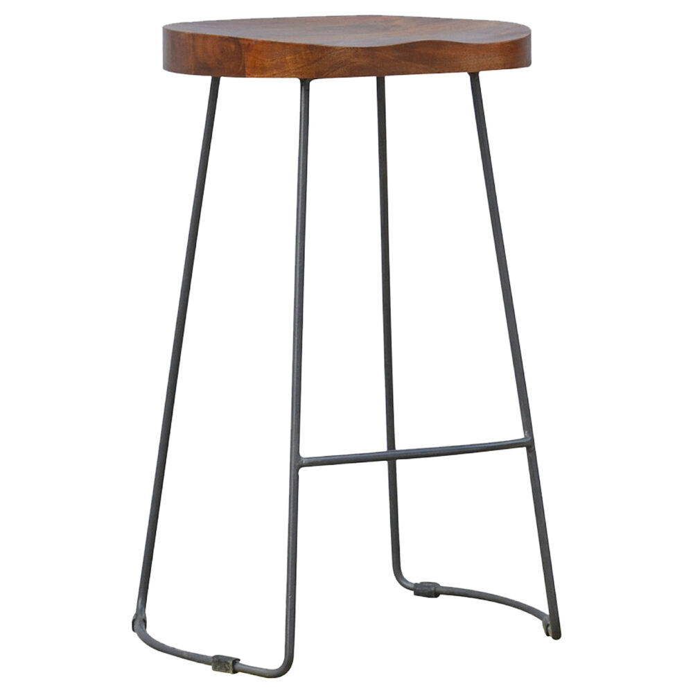 Industrial Chunky Bar Stool - Image 6
